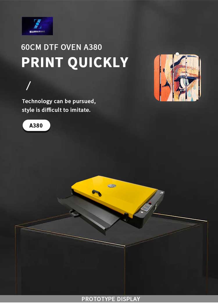 Forno de cura dtf de 60 cm