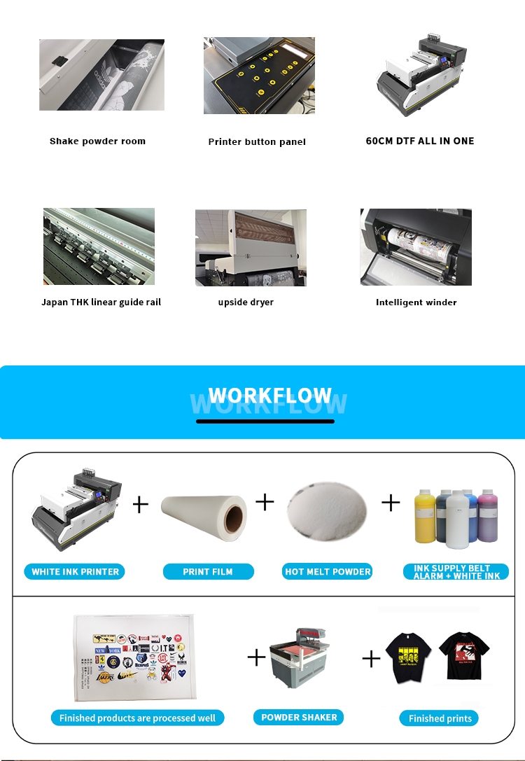 vantagem de dtf tudo em uma impressora