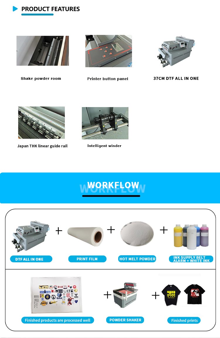 Vantagem da impressora A3 dtf tudo em um