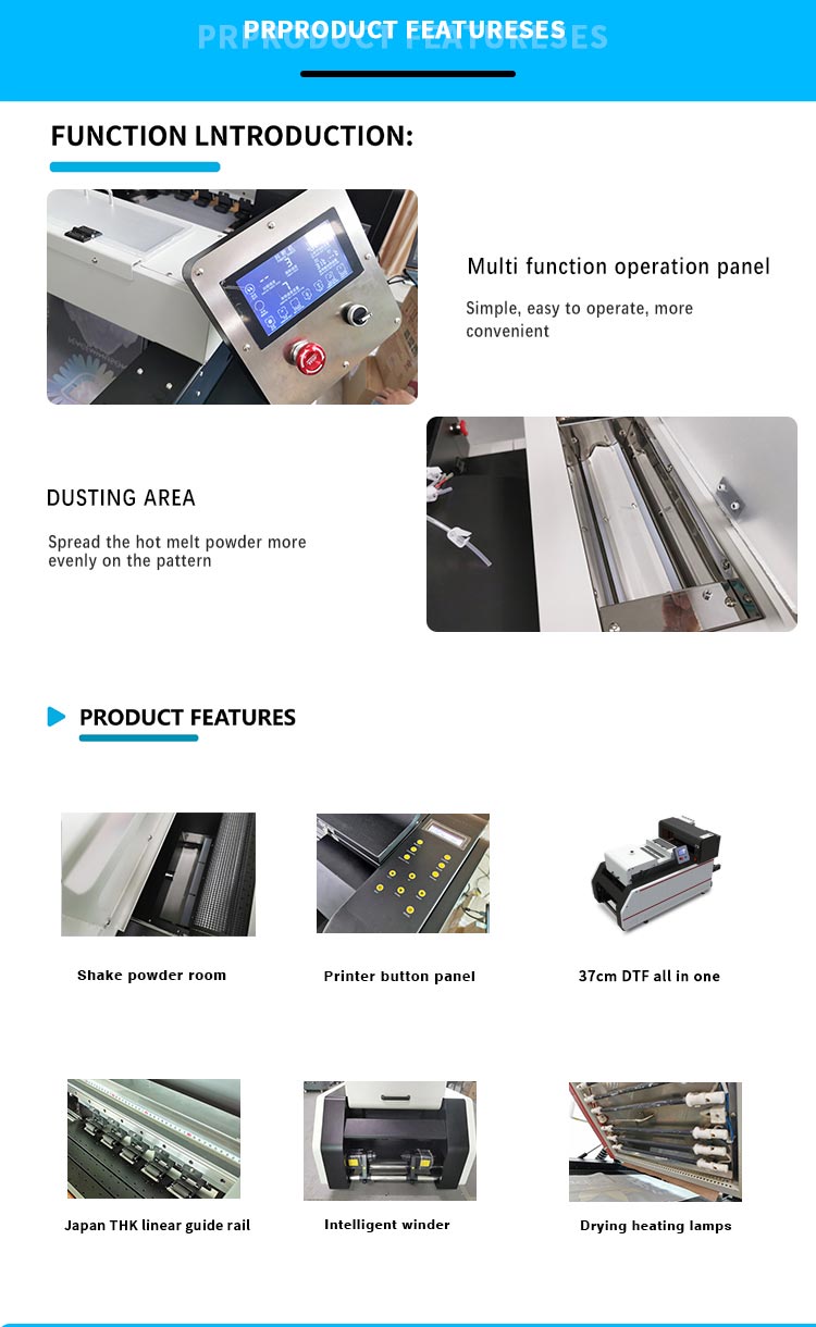 Vantagem da impressora A3 dtf tudo em um